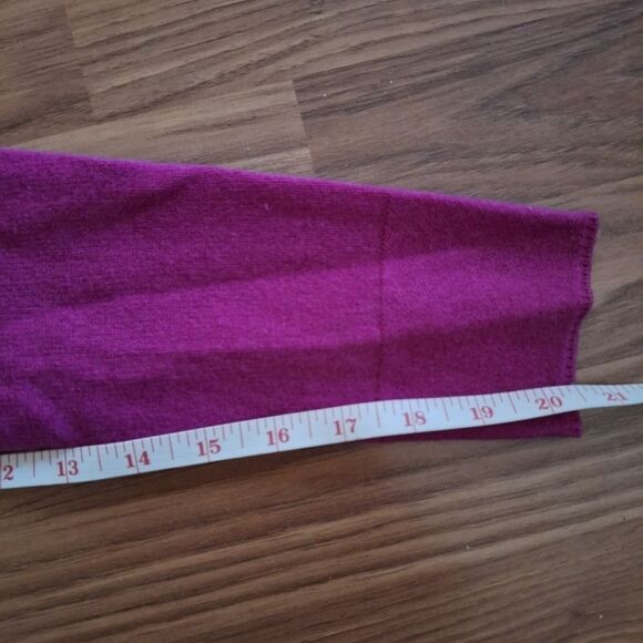 Kier + J Womens Cashmere Sweater Pink Preppy Coquette Business Cozy Small - Picture 11 of 11